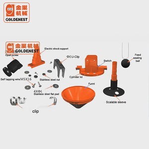 Comedero para Pollos Adultos Machos en Nueva Condición, Cilindro Dosificador, Cubo <span class=keywords><strong>de</strong></span> Alimentación con Cadena, Bandeja <span class=keywords><strong>de</strong></span> Alimentación para Gallinas Ponedoras - Product Image 2