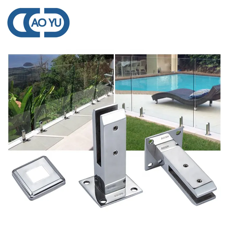 China manufacturer glass spigot swimming pool spigot glass fence railing balustrade spigot for 8-12mm