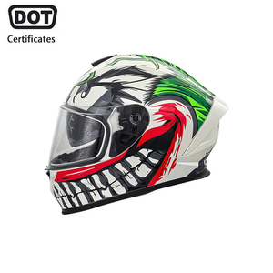 หมวกกันน็อคคุณภาพสูงราคาโรงงาน หมวกกันน็อคแบบเต็มใบสำหรับมอเตอร์ไซค์  วัสดุ ABS  รับผลิตตามแบบ - Product Image 1