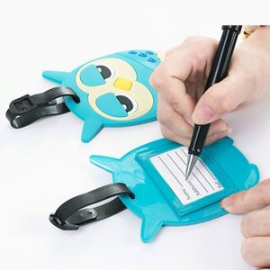 <b>Cheap</b> Price Custom Personalized 2D Soft PVC Travel Cartoon <b>Luggage</b> Tags - Product Image 2