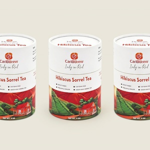 Custom Food Grade <b>Round</b> Paper Cardboard <b>Box</b> Paper Cylinder <b>Box</b> for Tea Nuts Protein Powder Luxury <b>Gift</b> Cardboard Tube Packaging - Product Image 4