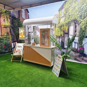 Carrito de Dulces Personalizado en Oferta, Carrito de Café Móvil, Carrito de Café Plegable para Tiendas de Comida y Comercios Minoristas - Product Image 2