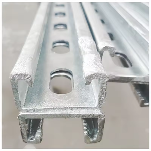 HDG מגולוון גב אל גב 41x21 תקרת מתכת כפולה מרותכת פלדה מרותכת ערוץ עם תעלת תושבת חור c מסילה c פורלין - Product Image 6