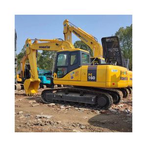Excavadora Komatsu pc160 mediana de 16 toneladas, maquinaria de construcción Komatsu 160, excavadora minera, excavadora GM, Venta barata - Product Image 1