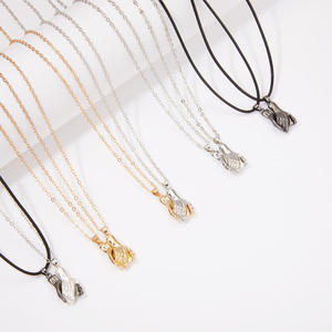 Collar de Pareja con Dije Magnético a Juego, Regalo de San Valentín, Joyería para Enamorados, 2 Piezas/Par - Product Image 4
