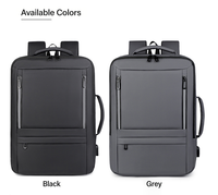 Sac à dos pour ordinateur portable personnalisable en stock, revêtement PU, résistant à l'eau, sac de bureau, sac d'école, sac d'étudiant, sac d'ordinateur pour le collège