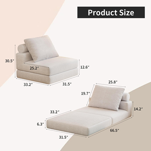 Canapé-<span class=keywords><strong>lit</strong></span> <span class=keywords><strong>double</strong></span> pliable compact moderne avec rangement pour salon, chambre, appartement, petit espace, usage domestique - Product Image 4