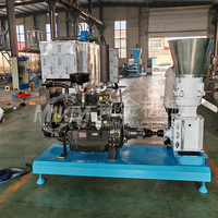 Machine à granulés d'aliments pour animaux de ferme (poisson, mouton, vache, poulet) à prix de gros, machine de traitement des aliments, pelletiseur avec moteur diesel