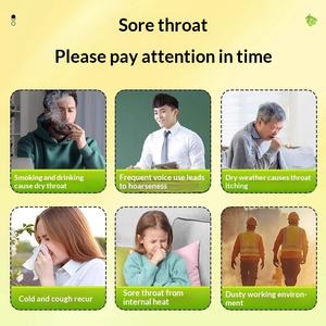 OEM/ODM健康食品のどケア錠剤 スイカズラミント配合 喉の赤みや腫れに 50g入り 24ヶ月の賞味期限 新生児には不適切 - Product Image 3