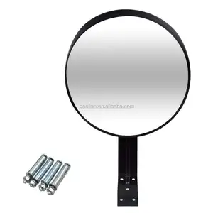 Hersteller schwarz 180-grad-gebogener spiegelhalter konvexer spiegel