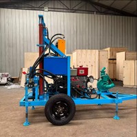 Foreuse de forage hydraulique Machine de forage de puits d'eau portable Prix Offre Spéciale