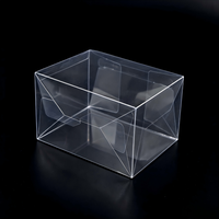 Boîte de rangement transparente en PET, épaisseur 0,5 mm, pliable, pour figurines