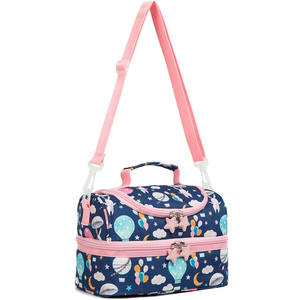 Fourre-tout en Polyester 600D imprimé de personnage de dessin animé personnalisé, sacs à Lunch isolés pour enfants - Product Image 5