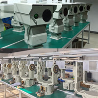 Cabezal Panorámico Inclinable con Giroestabilizador de 2/3 Ejes de Alta Precisión, Precio de Fábrica, Gimbal PTZ de Alta Resistencia de 40 kg para Cámara
