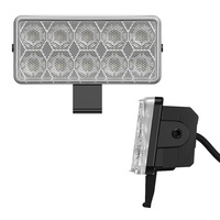 Lampe de travail LED à faisceau large ECE R10 18W, lampe de travail rectangulaire pour tracteur Case IH Maxxum 110