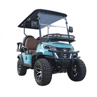 Carrito de Golf Eléctrico de Aleación de Aluminio, 4 Ruedas, Batería de Litio de 60-72v, Motor de 7.5kw, Velocidad Máxima de 25-45km/h, Recepción, Recorrido Turístico, Club
