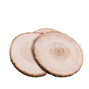 Wooden <b>Slice</b> Decorative Ornaments Natural <b>Wood</b> Color Handmade For Craft And Photography Props - Product Image 4