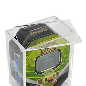 Factory Custom 99% UV Protective Clear Sealed Acrylic Pokemoned <b>Mini</b> Tin Display <b>Box</b> - Product Image 6