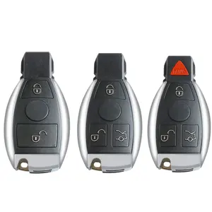 2 / 3 + 1按钮433/315 MHZ BGA & NEC自动Fob远程智能汽车钥匙适用于奔驰C300 C350 CL500 CL600 CLS CLK GL ML SL