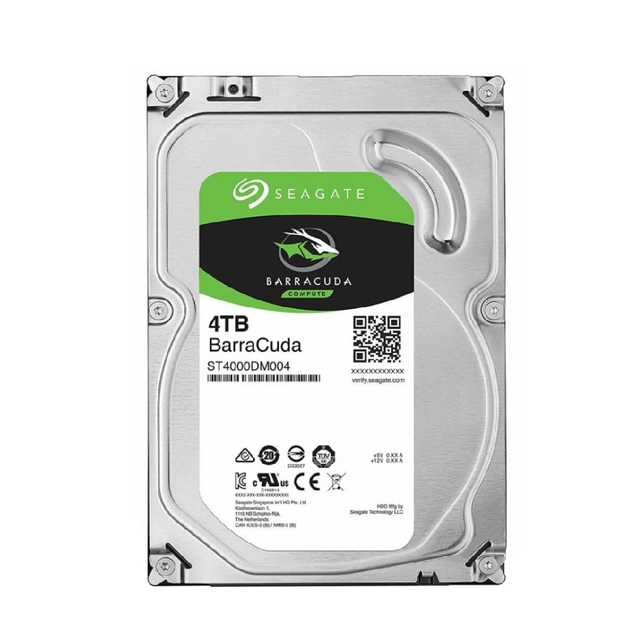 New Barracuda 4TB Internal Hard Drive SATA HDD 4TB 6Gb/s 256MB Cache 3.5 Inch (ST4000DM004)