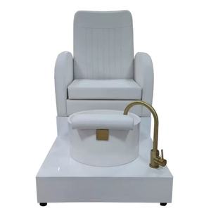 Fauteuil de massage pédicure blanc de luxe zéro gravité - Équipement de spa pour salon de spa avec hydrothérapie des pieds - Product Image 1