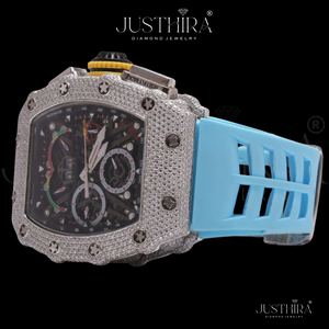 Direct Factory Supply Moissanite Diamond Quartz <b>Watch</b> Men Automatic Look Quartz Movement Stainless Steel <b>Watch</b> <b>for</b> Sale - Product Image 2