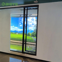 Ventana Corredera Paralela de Alto Rendimiento con Marco de Aluminio y Gran Área de Vidrio, Precio Económico Personalizado para Proyectos Residenciales y Hoteles