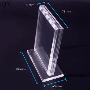 YY 35PT Trading <b>Card</b> Top Loader Clear Rigid <b>Card</b> <b>Holders</b> for TCG Sports <b>Cards</b> Custom Logo Wholesale - Product Image 5