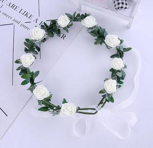 Barato al por mayor fiesta corona flor diadema <span class=keywords><strong>de</strong></span> <span class=keywords><strong>pelo</strong></span> corona <span class=keywords><strong>pelo</strong></span> guirnaldas <span class=keywords><strong>de</strong></span> la mujer <span class=keywords><strong>de</strong></span> Halloween Navidad guirnalda diadema - Product Image 4