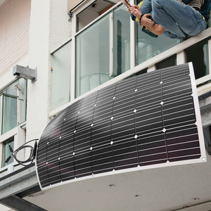 Panneau solaire semi-flexible de haute qualité 200W, cellule 5BB, pour balcon, voiture, mur, approuvé CE Rohs, module solaire flexible pliable pour - Product Image 1