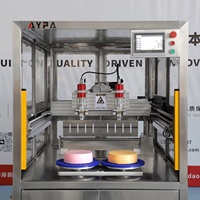 Machine automatique de découpe de gâteaux à ultrasons pour gâteaux carrés, ronds, triangulaires, pain, nougat, chocolat, desserts