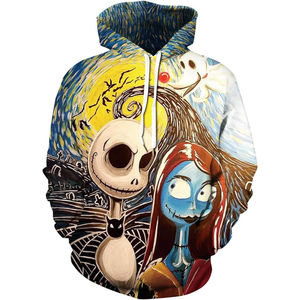 Fitspi vente en gros personnalisé hommes nouveauté sweat à capuche impression 3d pull unisexe sweat-shirt décontracté - Product Image 1