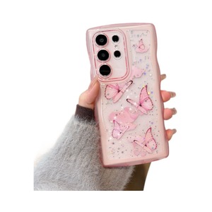 Diseño de mariposa brillante, accesorios resistentes a los arañazos, funda para teléfono móvil para S25 Ultra S24 S23 S22 S21 Plus S24 - Product Image 2