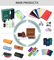 Ensemble de boîtes de rangement pour lunettes de soleil de luxe Bestclean, boîte de transport en papier avec logo personnalisé