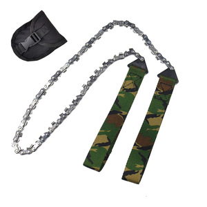 Outdoor Portable Pocket Hand Chain Saw <b>Model</b> 75968 33 Teeth Camping Survival Garden Logging Multi-Use Wire Tools 75968 Compact <b>D</b> - Product Image 2