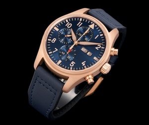 นาฬิกาข้อมือสไตล์นักบิน รุ่นล่าสุด สายสแตนเลสสตีล แฟชั่นธุรกิจ กันน้ำ หรูหรา ระบบจักรกล - Product Image 3