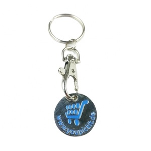 Khuyến Mại Tùy Chỉnh Logo Siêu Thị Giỏ Hàng Token Mềm Men QR <span class=keywords><strong>Code</strong></span> Xe Đẩy Coin Kim Loại Xe Đẩy Token - Product Image 3