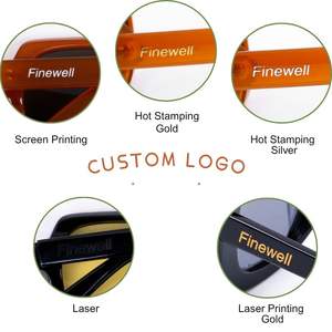 Gafas de sol Finewell Luxury Design Vintage Small Round PC + CP Frame, logotipo personalizado, tonos de moda para mujeres y hombres - Product Image 6