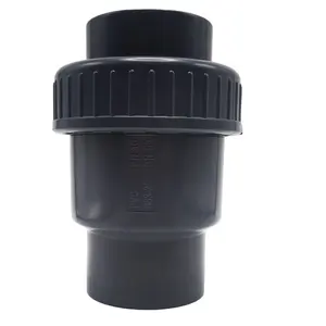 Manual Power Glue Check Valves OEM Customized Support UPVC/PVC Single Union Check Valve