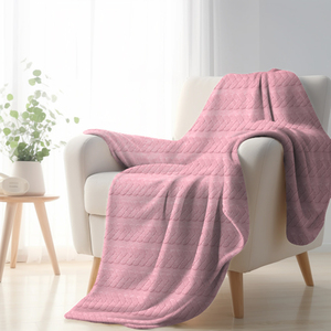 Manta de Sherpa Jacquard 3D Reciclada, Venta al Por Mayor, Etiqueta Privada Personalizada, Cubrecama Suave y Cálido, GRS - Product Image 4