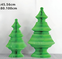 Y1125 Faltbarer Weihnachtsbaum für Innenräume Papier-Weihnachtsbaum für Einkaufszentren Weihnachtsdekoration für Atmosphäre