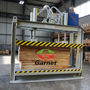 เครื่องอัดไฮดรอลิกอัตโนมัติเต็มรูปแบบ Garnet Tools สำหรับงานหนัก โครงสร้างเหล็กอ่อน สำหรับงานอุตสาหกรรมและงานไม้ สีเทา-น้ำเงิน - Product Image 3