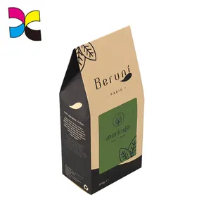 Custom design colorful printing tea bags kraft paper packaging boxes