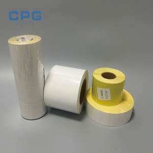 Customize Strong Adhesion High Density Three Proof Thermal Label <b>Sticker</b> 80x50mm 3x2inch Barcode Label Warehouse Packaging Label - Product Image 1