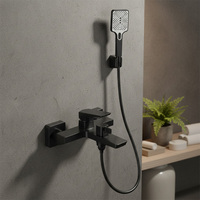 Robinet de salle de bain en laiton polyvalent de haute qualité mitigeur ensemble de douche robinet de baignoire