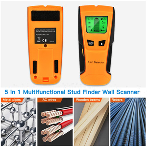 TH210 Five-in-One Wall <span class=keywords><strong>Detector</strong></span> Stud Finder AC Live Wire <span class=keywords><strong>Detector</strong></span> Cabo Função de detecção de metais <span class=keywords><strong>Industrial</strong></span> Metal Wall <span class=keywords><strong>Detector</strong></span>