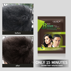Lichen <strong>Hair</strong> <strong>Darkening</strong> Color Change <strong>Shampoo</strong> With 10 Sachets - Product Image 6