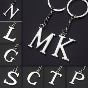 Llavero de Moda 2D/3D con las 26 Letras del Alfabeto, Letras Mayúsculas de Aleación de Zinc, Decoración para Colgar en el Bolso, Regalo - Product Image 3