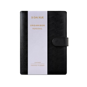 Agenda Esecutiva in Pelle PU di Alta Qualità con Rilegatura a Fogli Mobili, Taccuino A5 Personalizzabile con Ampia Tasca Superiore - Product Image 2