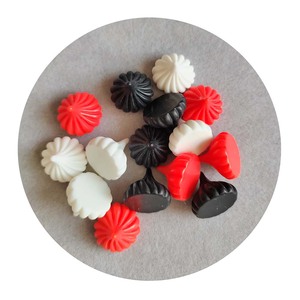Hot bán 100pcs các loại màu sắc Nhựa Whipped Kem Kẹo flatback nhựa cabochons embellishments đối với trang sức làm DIY Craft - Product Image 5